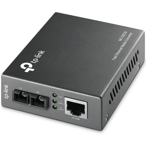 TP-Link MC100CM Transceiver/Medienkonverter - 2 Anschluss(e) - 1 x Netzwerk (RJ-45) - 1 x SC - Twisted Pair, Glasfaserleit