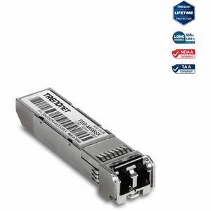 Trendnet TEG-MGBSX, Faseroptik, 1000 Mbit/s, SFP, Silber, 3.3 V, 13 mm