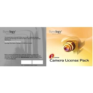 SYNOLOGY SURVEILLANCE STATION IP 1 CAMERA LICENSE PACK