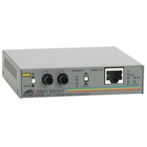 Allied Telesis AT-MC101XL, 100 Mbit/s, 100Base-TX UTP, 100Base-FX F, 2000 m, IEEE 802.3u, IEEE 802.1Q, UL-Cul, CSA/CSA, NR