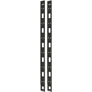 Acheminement de câbles APC by Schneider Electric AR7501 - Noir - 2 Pack - Panneau gestion câble - 42U Hauteur