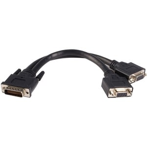 StarTech.com Câble 20 cm LFH 59 mâle vers femelle double VGA DMS 59 - 2e bout: 1 x 59-pin DMS-59 - Male - Nickel Connecteu