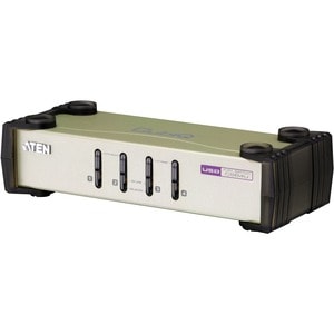 4PORT PS2 USB  CS84U KVM SWITCH W/  4 6 FT USB CABLES