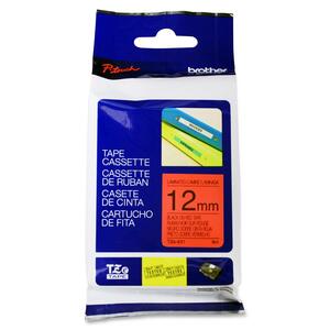 Etikettenband Brother TZE431 - 12 mm Breite x 8 m Länge - Thermotransfer - Rot - 1 Rolle