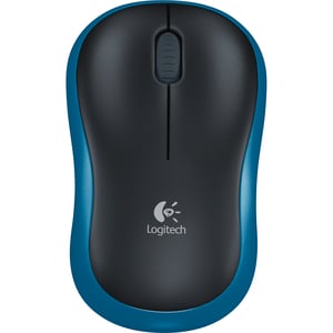 SOURIS OPTIQUE SANS FIL- M185 2.4GHZ BLEU                      IN