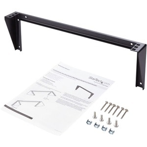 StarTech.com Support Mural en Acier pour Rack 1U - Acier - 48 cm - 56,70 kg Max - 1