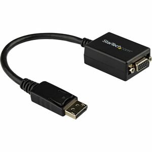 StarTech.com DisplayPort® auf VGA Video Adapter / Konverter mit bis zu 1920x1200 (Stecker/Buchse) - Schwarz