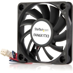 StarTech.com 60mm Gehäuselüfter - Lüfter für PC Gehäuse mit 3-pin Molex Stecker - 60 mm Maximum Fan Diameter - 27,01m³/h M