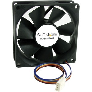 StarTech.com 80mm Computer Gehäuselüfter/ PWM Cooling Fan - Lüfter für Computer Gehäuse mit 4 pin Molex - 80 mm Maximum Fa
