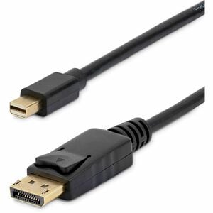 StarTech.com 2m Mini DisplayPort auf DisplayPort 1.2 Kabel, 4K x 2K mDP auf DisplayPort Adapter Kabel, Mini DP auf DP Moni
