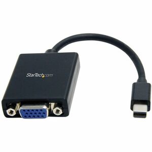 StarTech.com Mini DisplayPort auf VGA Adapter, Aktiver Mini DP 1.2 auf VGA Konverter/Dongle, 1080p Video, mDP oder Thunder