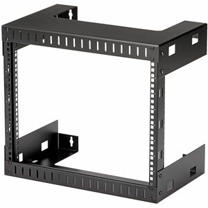StarTech.com 2-Pfosten 8HE Heavy-Duty Wandmontage Netzwerk-Rack, 19" Open Frame Server Rack, 12" Tief, Wandmontage Daten-R