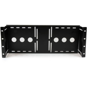 StarTech.com 4 HE Universal VESA LCD-Monitorhalterung für 19 Zoll Rack oder Schrank, TAA-konform, Halterung aus kaltgepres
