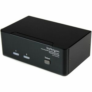 StarTech.com 2 Port DVI USB KVM Switch mit Audio und USB 2.0 Hub - 2 Computer - QXGA - 2048 x 1536 - 6 x USB - Desktop