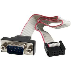 StarTech.com 10 Pin Motherboard Pinheader auf serielles DB9 Kabel - Mainboard intern auf extern RS232 - Cable for Hauptpla