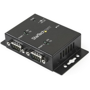 StarTech.com 2 Port USB auf Seriell RS232 Adapter - USB / DB9 Hub Wandmontagefähig - USB - PC, Mac - 2 x Anzahl externe se