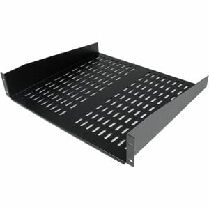 StarTech.com 2 HE Universal Server Rack/ Schrank Fachnbodenbis 22 Kg - 40 cm Tief - belüftet - Stahl, SPCC - 22,68 kg Stat