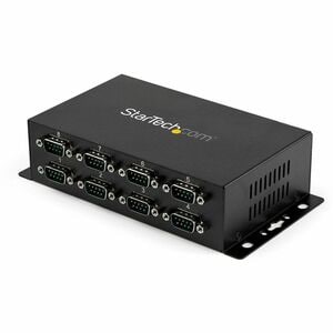 StarTech.com Hub série RS232 à 8 ports - Adaptateur USB vers 8x DB9 RS232 à montage mural et rail DIN - USB - PC, Mac, Lin