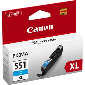 Canon CLI-551C XL Hoch Kapazität Tintenstrahl Tintenpatrone - Cyan - Original - 1 Blisterpack - Tintenstrahl - Hoch Kapazi