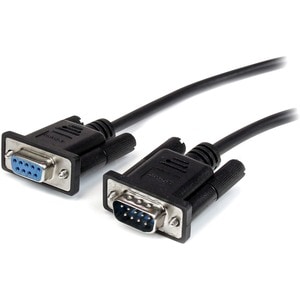 StarTech.com 1m Seriell DB9 RS232 Verlängerungskabel - DB9 RS 232 Kabel Verlängerung - St/Bu - Cable for Peripheriegerät -