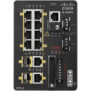 Commutateur Ethernet Cisco IE-2000 IE-2000-8TC-G-B 8 Ports Gérable - Gigabit Ethernet - 10/100Base-TX, 10/100/1000Base-T -