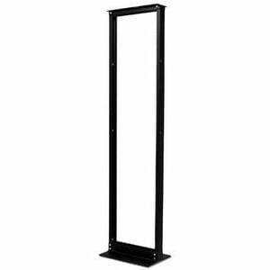 45U NETSHELTER 2POST OPEN RACK BLACK FINISH