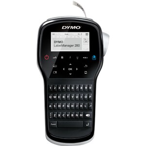 DYMO LabelManager ™ 280 QWERTZ Kitcase, QWERTZ, D1, Wärmeübertragung, Lithium-Ion (Li-Ion), Schwarz, Silber