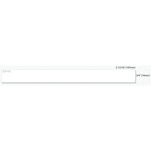 Videokassetten-Etikett Seiko SLP-VSL - 19 mm Breite x 147 mm Länge - Rechteck - Thermodirekt - Weiß - 75 / Rolle - 2 / Box