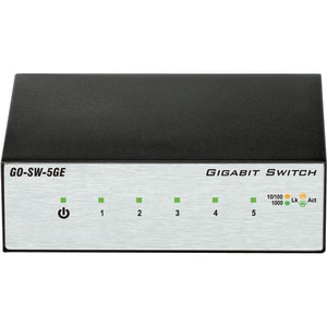 D-Link GO-SW-5GE 5 Anschlüsse Ethernet-Switch - Gigabit-Ethernet - 10/100/1000Base-T - 2 Unterstützte Netzwerkschicht - Ve
