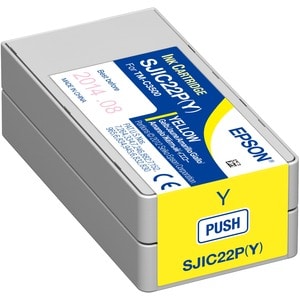 Epson SJIC22P(Y) Tintenstrahl Tintenpatrone - Gelb - Originaler Pack - Tintenstrahl