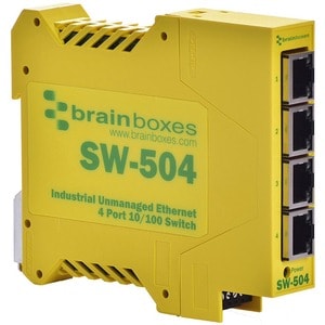 INDUSTRIAL ETH 4PORT SWITCH - 22 F+176 DEG F GALVANIC ISOLATION