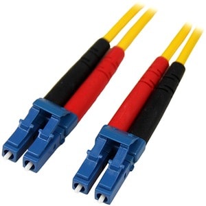 StarTech.com 1m Singlemode 9/125 Duplex LC auf LC LWL / Glasfaser-Netzwerkkabel - Gelb - Cable for Netzwerkgerät, Patchfel