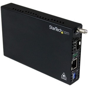 StarTech.com Convertisseur RJ45 Gigabit Ethernet sur Fibre Optique avec SFP Ouvert - 1000Mbps - 1 Port(s) - 1 x Réseau (RJ