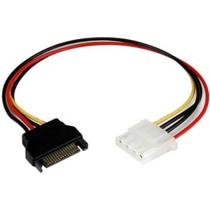 StarTech.com Câble adaptateur d'alimentation SATA vers LP4 30 cm - F/M - Pour Disque dur - SATA / Molex - 18 Calibre - 1 Pcs