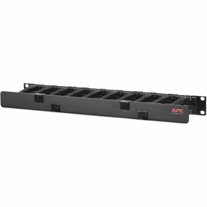 APC by Schneider Electric Kabelbündler - Schwarz - 1 Stück Paket - Kabelmanager - 1U Rack Height x 19" Panel Width
