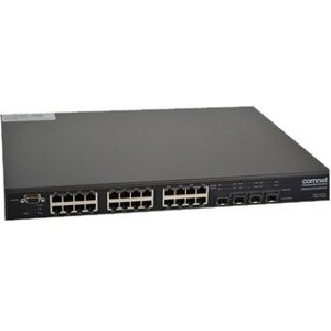 COMMERCIAL GRADE 26PORT GBPS MGD SWITCH 24 10/100/1000MBPS TX