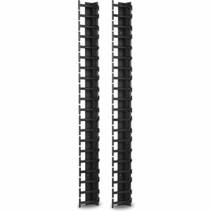 APC by Schneider Electric AR7721 Kabelbündler - Schwarz - 2 Stück Paket - TAA-konform - Kabelmanager - 42U Rack Height