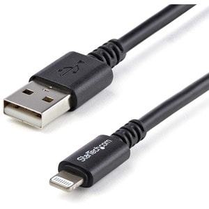 StarTech.com Câble Apple® Lightning™ vers USB pour iPhone, iPod, iPad - 3 m Noir - 1er bout: USB - 2e bout: 8-pin Lightnin