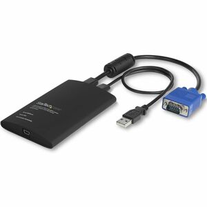 StarTech.com USB Crash Cart Adapter, Portables KVM Adapter, Laptop KVM Konsole für Headless Geräte/Server/ATM/POS/Embeded 
