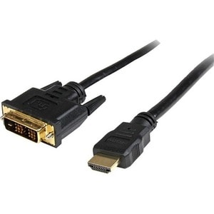 StarTech.com Câble HDMI vers DVI-D de 50cm - Mâle / Mâle - Noir - 2e bout: 1 x 19-pin DVI-D Digital Video - Male - Blindé 
