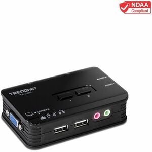 Boîtier de commutation KVM TRENDnet TK-209K - 2 Ordinateur(s) - QXGA, SVGA, VGA - 2048 x 1536 - 2 x USB