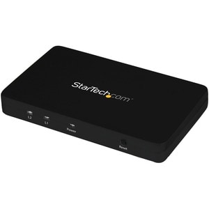 StarTech.com 2 Port HDMI 4k Video Splitter - 1x2 HDMI Verteiler mit Aluminiumgehäuse - 4k @ 30 Hz - bis 30 Hz - 3840 × 216