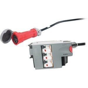 POWER DIST. MOD 3 POLE 5 WIRE RCD 16A IEC309