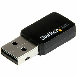 StarTech.com Mini adaptateur USB 2.0 réseau sans fil AC600 double bande - Clé USB WiFi 802.11ac 1T1R - USB 2.0 - 433 Mbit/