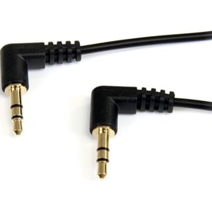 StarTech.com 1,8m 3,5mm rechts gewinkeltes Stereo Audiokabel - St/St - Cable for iPhone, iPod, iPad, MP3-Player, Audiogerä