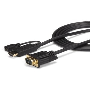 StarTech.com Câble adaptateur HDMI® vers VGA de 3m - Convertisseur actif HDMI vers HD15 - M/M - 1920x1200 / 1080p - 2e bou