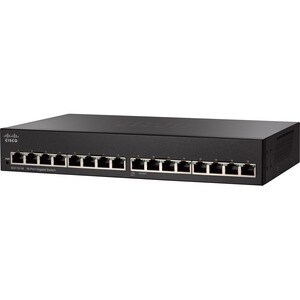 Cisco SG110-16 Ethernet Switch - 16 Ports - 2 Layer Supported - Wall Mountable, Rack-mountable - 90 Day Limited Warranty