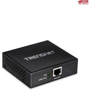 Répéteur de Réseau TRENDnet TPE-E100 - Nouveau - Réseau (RJ-45) - 10/100/1000Base-T - Fixation au mur