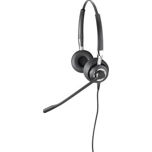 Jabra BIZ 2400 II QD Kabel Kopfbügel Stereo Headset - Binaural - Ohraufliegend - Geräuschunterdrückung - Host-Schnittstell