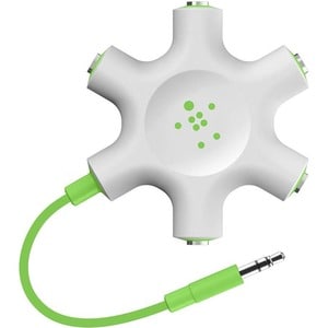 Belkin 6-Wege Signalverteiler - Weiß - Audio Line-In - Audio Line-Out